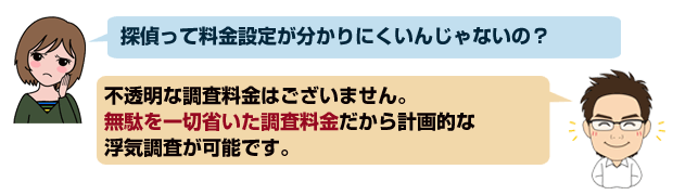 探偵って設定料金がわかりにくい？