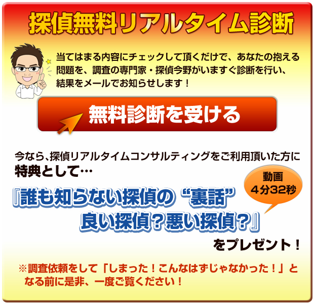 探偵無料リアルタイム診断