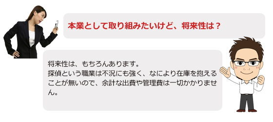 本業として取り組みたいけど将来性は？